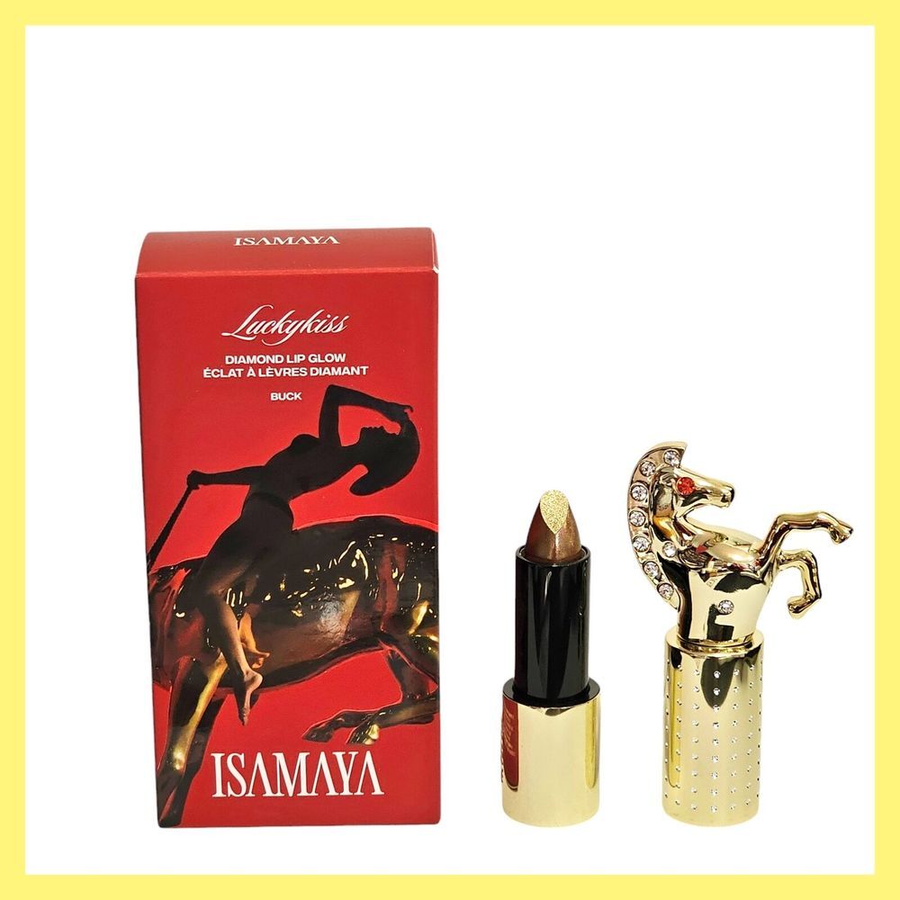 ISAMAYA Lucky Kiss Diamond Lip Glow Lipstick Buck 3.5 g Full Size